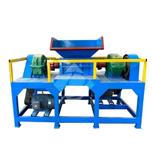 BED Customized Mobile Composed Blader with Double Shaft Shredder For Shreeding textile