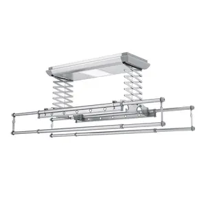 Smart home automation mantel rack wand montiert trocknen kleidung rack erhitzt kleidung hängen rack mit erleichtern