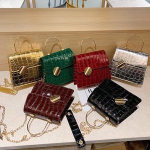 Etichette casuali di logo del metallo su ordinazione per le borse delle donne delle borse borse gialle luminose rosse dell'oem fatte in tailandia - Product Image 2