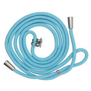 <b>Light</b> Blue <b>Rope</b> With Metal Ends For Connectors And Adapters - Product Image 2