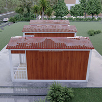 Maison Modulaire de Luxe 20/40 pieds, Préfabriquée, Extensible, Conteneurisée, Portable avec Cuisine et Panneaux Sandwich