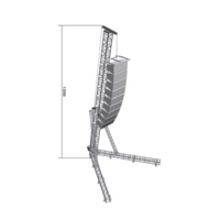 Sistema de armazón de aluminio para altavoces Line Array, torre elevadora de armazón, armazón tipo caja de aluminio
