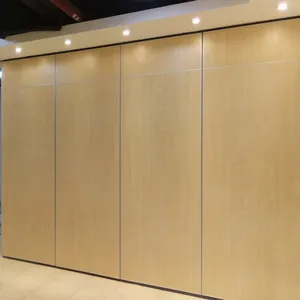 ผู้ผลิต soundproof operable Partition Wall เลื่อนผนังอะคูสติก 100 มม.movable Wall พับ Partition