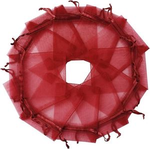 Custom Spec Custom Logo Organza Pouches Bulk Drawstring Mesh Jewelry Bags Sheer Fabric <b>Gift</b> <b>Wrap</b> <b>Wedding</b> Party Branding ODM - Product Image 2