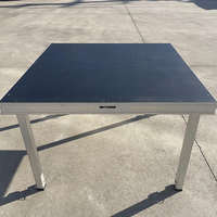 Plateforme de scène en aluminium certifiée TUV 4x4 pieds 4x8 pieds, plateau de scène modulaire réglable pour la location d'événements