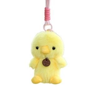 Venta al por mayor lindos animales de <span class=keywords><strong>peluche</strong></span> mullidos muñeco de <span class=keywords><strong>peluche</strong></span> llavero Capibara cerdo conejito colgante elefante juguetes niños llavero para regalo - Product Image 5