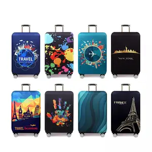 330G Thicker Spandex Luggage Case Protective Cover Suitcase Travel Accessories Elastic Neoprene Luggage Dust Cover