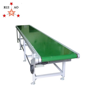 Edelstahl 304 Lebensmittel qualität PVC-Band fördersystem tragbare bewegliche elektrische Band förderer Preis für Werkstatt - Product Image 2