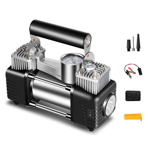 <span class=keywords><strong>Gonfleur</strong></span> de pneu à double cylindre Pompe à air de pneu de voiture <span class=keywords><strong>rapide</strong></span> automatique <span class=keywords><strong>Gonfleur</strong></span> de pneu portable - Product Image 2