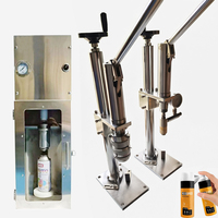 Machine de sertissage manuelle pour aérosols de peinture automobile