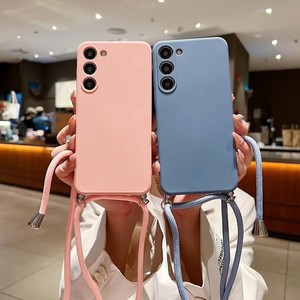 Étuis de téléphone avec sangle de cou pour Samsung Galaxy <span class=keywords><strong>S21</strong></span> S22 S23 S24 S25, <span class=keywords><strong>coque</strong></span> arrière en <span class=keywords><strong>silicone</strong></span> antichoc, <span class=keywords><strong>coque</strong></span> étanche - Product Image 6