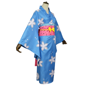 ชุดคอสเพลย์อนิเมะยูกาตะกิโมโนแบบขายส่ง ชุดคอสเพลย์วันพีซ คิงเนชั่น นามิ สำหรับเกม - Product Image 4