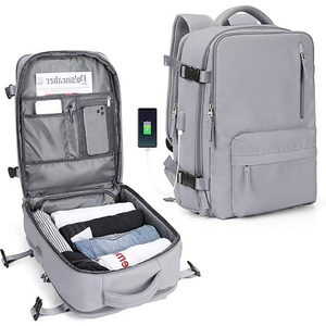 Nouveau sac à dos de voyage élégant, multi-compartiments, pour affaires et trajets quotidiens, sac à dos décontracté pour <span class=keywords><strong>ordinateur</strong></span> <span class=keywords><strong>portable</strong></span> avec port USB - Product Image 2