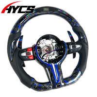 Volant sport personnalisé en fibre de carbone avec LED pour BMW 320 525 F10 F30 E90 F70 E71 F31 F32 X5 X6 F01 F07 F20 F11 F22 F25 M3 M4 M5