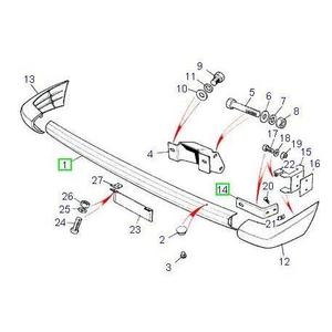 Supporto Staffa Sinistro - Adatto a Tutte le Marche, Compatibile con LAND ROVER - Product Image 1