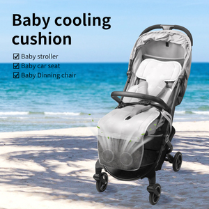 Anjuny Personnalisé 3D Mesh Soft Breathable Cozy Liner Nouveau Design Air Cool Fan Mat pour Bébé <span class=keywords><strong>Poussette</strong></span> Coussin de siège rembourré - Product Image 2