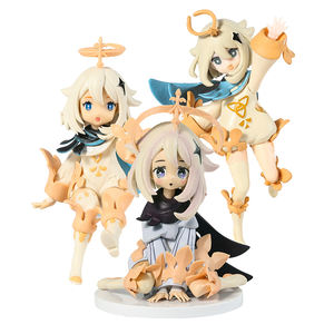 Figurines d'anime de collection de 14 cm, personnage de dessin animé japonais Paimon du jeu <span class=keywords><strong>vidéo</strong></span> Genshin Impact, en plastique. - Product Image 1