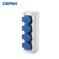 CNPINJI IP67 électrique boîte de prise industrielle de puissance de camping boîte