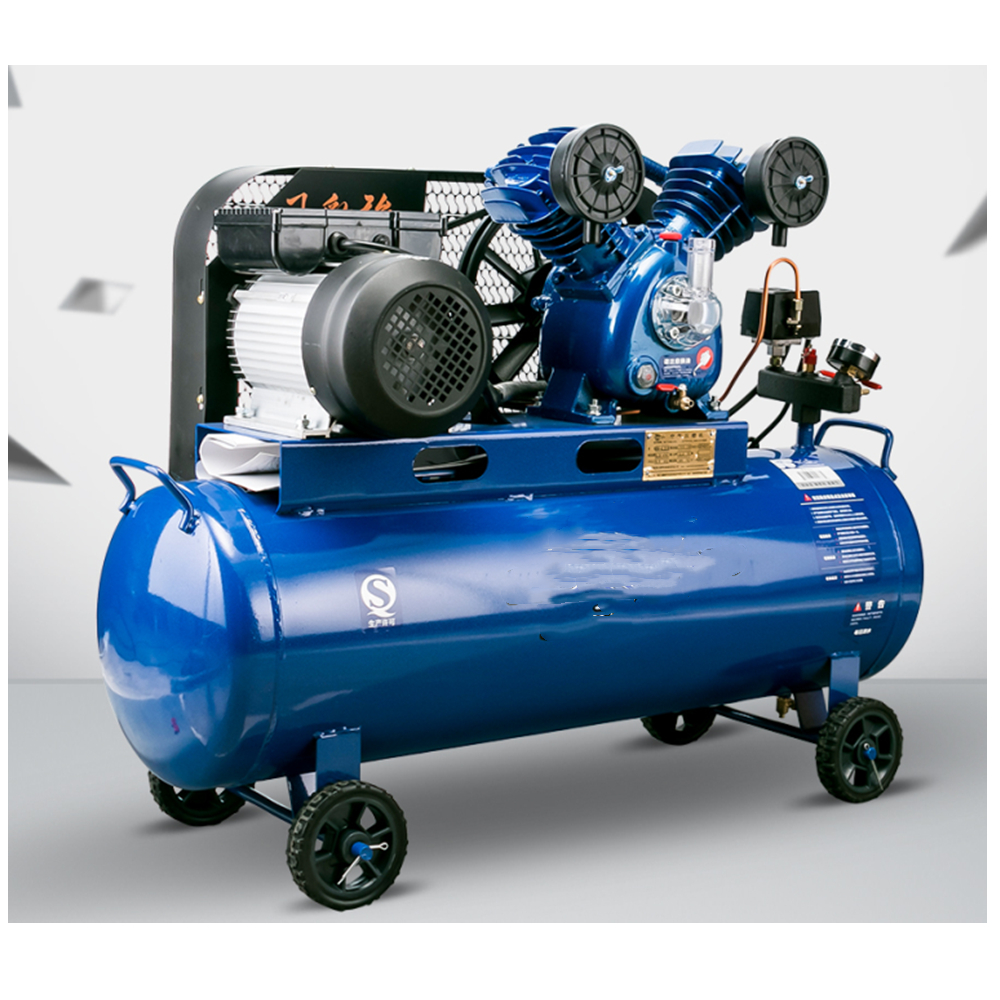 2hp 5hp 1bar 220V мастерская высокого давления, электрические вращающиеся Ленточные приводные мини-машины, промышленный винтовой тип, воздушный компрессор