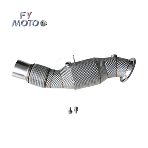 Tubo de bajada de escape para <span class=keywords><strong>BMW</strong></span> B48 G20 330i G30 <span class=keywords><strong>G31</strong></span> <span class=keywords><strong>520i</strong></span> 530i 2015 + con escudo térmico - Product Image 3