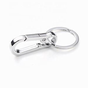 Porte-clés personnalisés en acier inoxydable, accessoires simples pour porte-clés promotionnels, cadeaux pour homme - Product Image 3