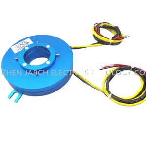 Elektrik kayma halkası verici döner elektrik güç kayma halkası düz delik boyutu 100mm - Product Image 1