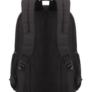 Custom Logo 26L <b>Black</b> Eco-Friendly Sports Laptop <b>Backpack</b> with Multi Compartments Waterproof Polyester and Laptop Sleeve - Product Image 4