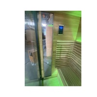 Sauna cubique extérieur traditionnel au design moderne Sauna extérieur en bois carbonisé et bain de vapeur Baignoires thermales sauna poêle à bois