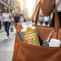 Vitamines en gros OEM haute puissance A, C, D, E, B12, B9 pour des gommes vitaminées à spectre complet pour le bien-être