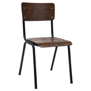 Silla de Restaurante Estilo Industrial Francés de Metal, Tipo McDonald's - Product Image 2