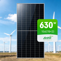 Module solaire bifacial TOPCon de type N 590W 600W 620W 630W 640W, efficacité 23,25 %, panneau double vitrage pour toiture résidentielle