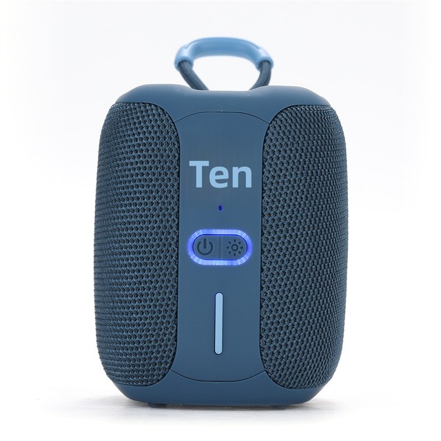 New Arrival led light Output 8W Portable Outdoor TWS Mini Handheld wireless speaker Plastic Soundbox