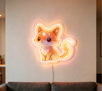 Enseigne au néon LED personnalisée, lumière au néon à motif personnalisé, enseigne au néon décorative murale, enseignes au néon sur mesure
