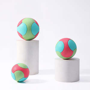 Jouet pour animaux de compagnie résistant aux morsures en TPR écologique, moderne, pour chiens de taille moyenne et grande, pour moudre les dents, boule rebondissante à mâcher - Product Image 2