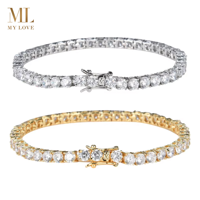 Mylove New Fashion Tennis Bracelet Zircon