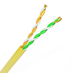 Cable de red semiacabado trenzado 1/4 pares UTP SFTP sólido/trenzado CCAG/CCA/CU/HCCA CAT5E CAT6 sin chaqueta 5500M prueba de paso - Product Image 3