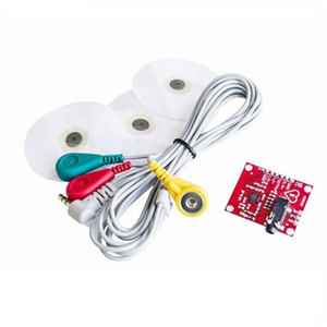 YIXINSHENG AD8232 โมดูลตรวจวัดอัตราการเต้นของหัวใจ ECG เซ็นเซอร์ตรวจจับชีพจรสำหรับบอร์ดพัฒนาอาร์ดูโน่ - Product Image 2