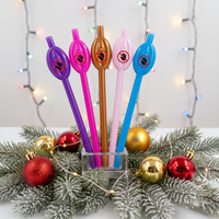 Pailles fantaisie en plastique pour fête, pailles à boisson pour enterrement de vie de jeune fille, décoration de fête prénuptiale