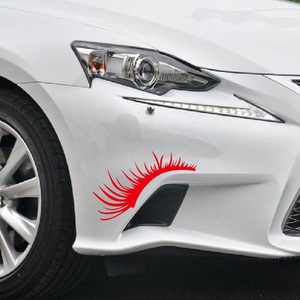 1 paire de faux <span class=keywords><strong>cils</strong></span> 3D charmants, autocollants pour <span class=keywords><strong>voiture</strong></span>, faux <span class=keywords><strong>cils</strong></span>, autocollants amusants pour phares de <span class=keywords><strong>voiture</strong></span>, autocollants en vinyle imperméables pour portes et fenêtres de <span class=keywords><strong>voiture</strong></span> - Product Image 5