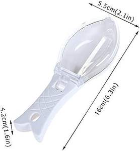 Grattoir à écailles de poisson, outil de nettoyage du poisson, dispositif de raclage des écailles avec couvercle, cuisine à domicile, outil de pêche, équipement de pêche - Product Image 3