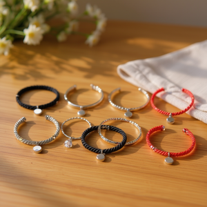 Braccialetti Elastici in Cristallo 3cm Stili Misti in Acciaio Inossidabile Unisex per Uso Quotidiano - Product Image 2