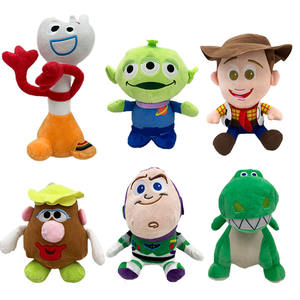 Grenzüberschreitende Neuheit: Toy Story 4 Plüschtiere Woody der Forky-Dinosaurier Buzz Lightyear Schlüsselanhänger Figuren - Product Image 1