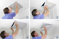Filtre plissé de haute qualité MERV 12, nouvelle ventilation d'air, air propre, remplacement pour les purificateurs, filtre à panneaux, industries de la restauration