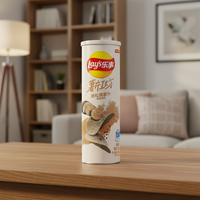 Lays 104g Papas Fritas Crujientes con Trufa y Pimienta Negra, Snack Exótico, Venta al por Mayor a Granel