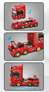 SEMBO MOC 技术遥控重型卡车 1:18 比例建筑模型 DIY 教育玩具 - Product Image 4