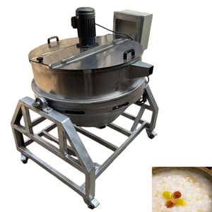 Marmite de cuisson commerciale pour confiseries, équipée d'un mélangeur et d'un enveloppe chauffante pour une cuisson efficace - Product Image 2