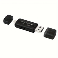 Adaptador externo de alta velocidad Lector de tarjetas 4 en 1 para PC Laptop Dispositivos inteligentes Lector de tarjetas de memoria SD y TF
