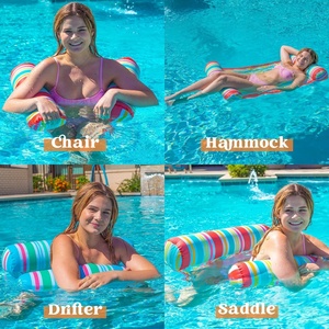 Hamaca Inflable de PVC con Tela Oxford de 46*27 Pulgadas, 3 Colores, Flotador para Piscina, Lago, Playa, Fiestas al Aire Libre, Diversión para Adultos - Product Image 4