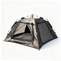 Tente pop-up extérieure personnalisable pour 3-4 personnes, abri de chasse imperméable, protection solaire, pliable, portable, pour plage, pique-nique, camping