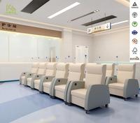 Großhandel Dialysestuhl Krankenhaus Patienten-Infusionsliege Medizinische Therapiesitzgelegenheit mit Infusionsständer für Klinik-Transfusionen